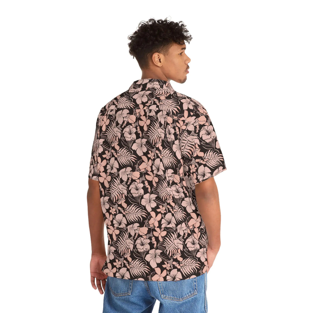 Men’s Pink Floral Hawaiian Shirt – Vibrant, Comfortable & Stylish