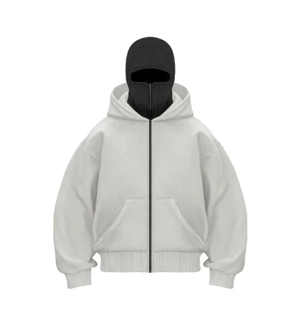 Fleece-Lined Double Hood Sweater – Cozy, Warm & Stylish