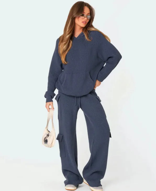 Casual Hooded Sweater Suit – Comfortable, Stylish & Perfect for Spring & Autumn